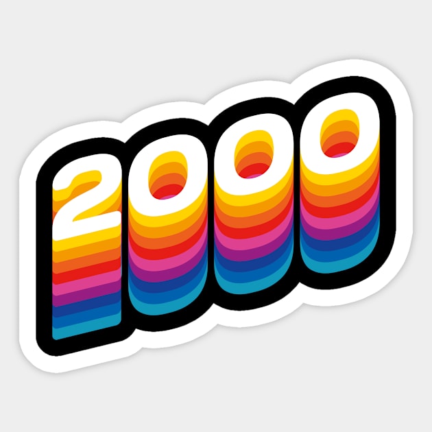 2000 Sticker by Jennifer